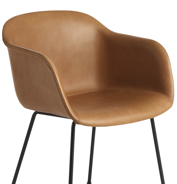 Fiber Armchair-Tube base - Muuto